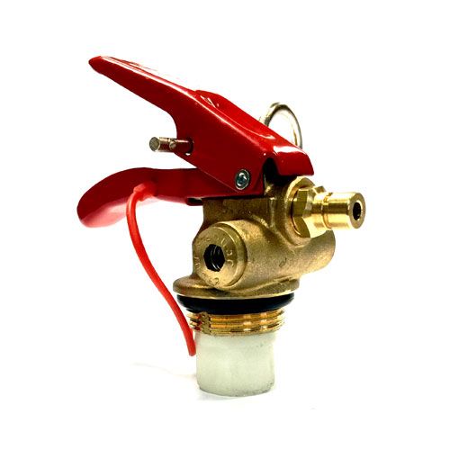 Valve for fire extinguisher and fire extinguisher pressure gauge